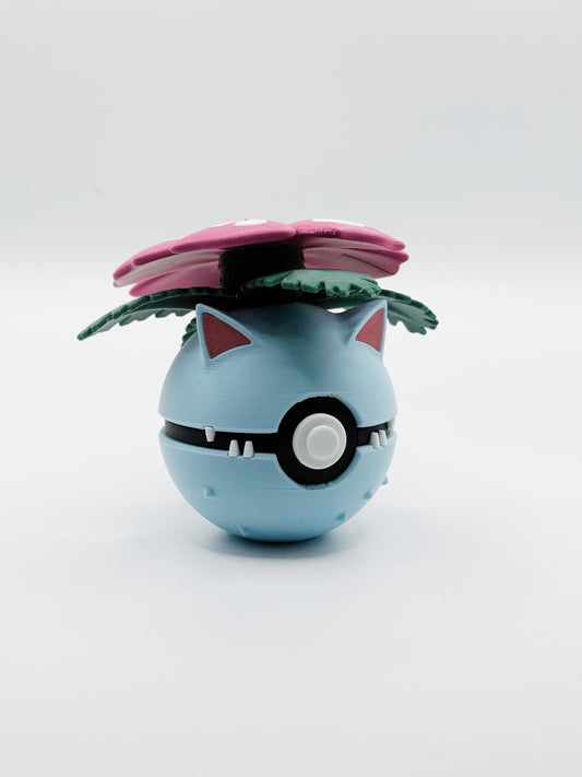 003 - Venusaur 3D Pokeball
