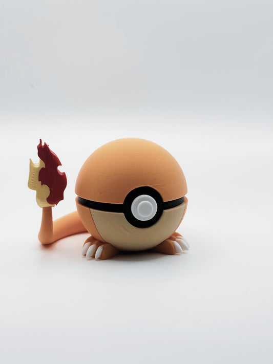 004 - Charmander 3D Pokeball