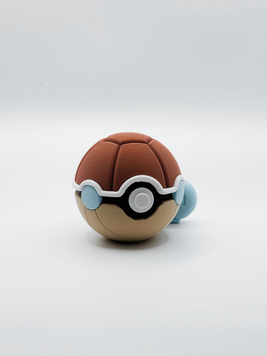 007 - Squirtle 3D Pokeball