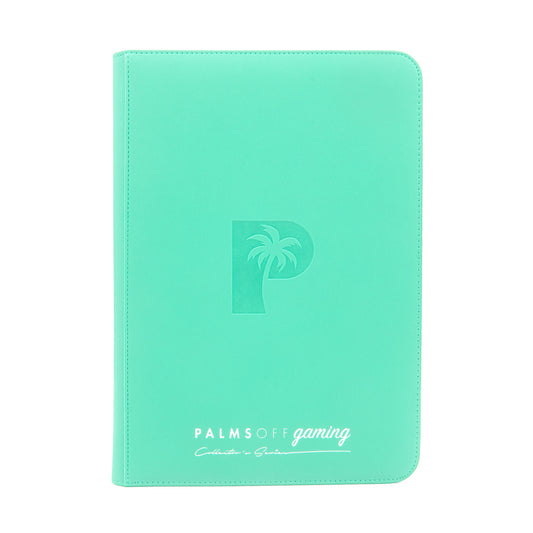 Collector's Series 9 Pocket Zip Trading Card Binder - TURQUOISE