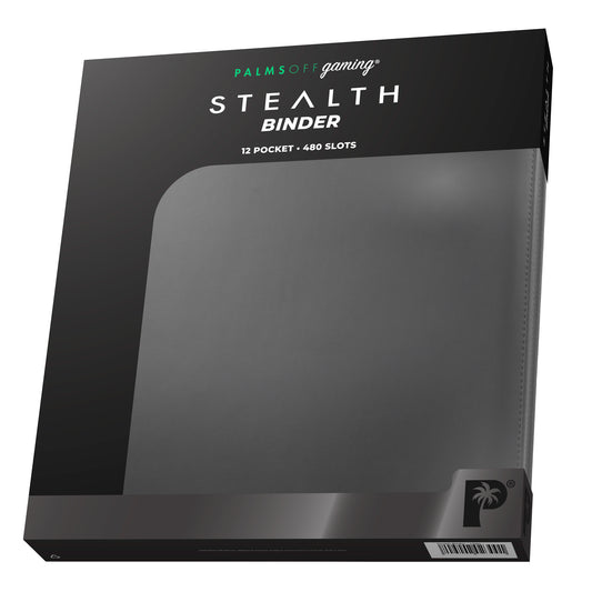 STEALTH 12 Pocket Zip Trading Card Binder - Black